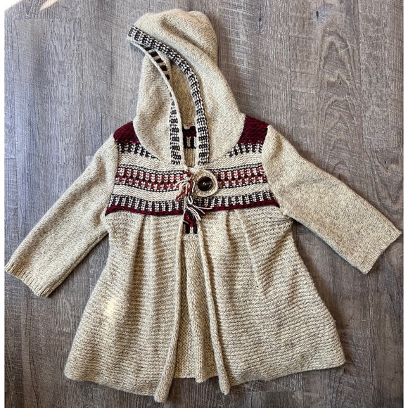 Free People Sweaters - Free People Boho Fringe cardigan browns‎ size XS